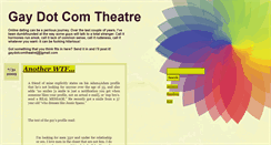 Desktop Screenshot of gaydotcomtheatre.tumblr.com