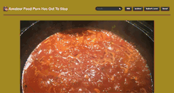 Desktop Screenshot of amateurfoodporn.tumblr.com