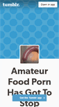 Mobile Screenshot of amateurfoodporn.tumblr.com