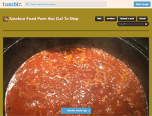 Tablet Screenshot of amateurfoodporn.tumblr.com
