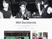 Tablet Screenshot of miridavidovitz.tumblr.com