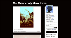 Desktop Screenshot of msmelancholymanxloves.tumblr.com