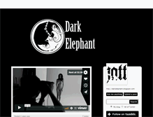 Tablet Screenshot of darkelephant.tumblr.com