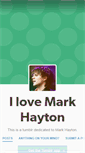 Mobile Screenshot of ilovemarkhayton.tumblr.com