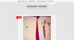Desktop Screenshot of eleganteating.tumblr.com