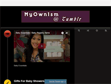 Tablet Screenshot of myownism.tumblr.com