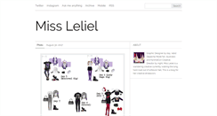 Desktop Screenshot of missleliel.tumblr.com