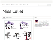 Tablet Screenshot of missleliel.tumblr.com