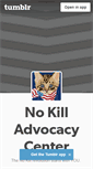 Mobile Screenshot of nokilladvocacy.tumblr.com