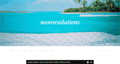 Desktop Screenshot of neonresolutions.tumblr.com