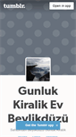 Mobile Screenshot of gunlukevim.tumblr.com