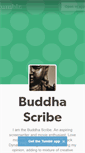 Mobile Screenshot of buddhascribe.tumblr.com