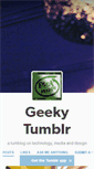 Mobile Screenshot of geeky.tumblr.com
