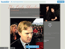Tablet Screenshot of ladysherlockian.tumblr.com