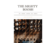 Tablet Screenshot of mightyboosh.tumblr.com