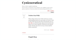 Desktop Screenshot of cynicocratical.tumblr.com