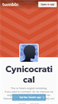 Mobile Screenshot of cynicocratical.tumblr.com