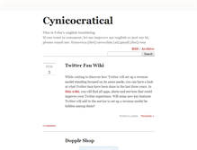 Tablet Screenshot of cynicocratical.tumblr.com