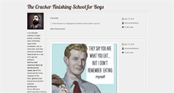 Desktop Screenshot of crackerfinishingschool.tumblr.com