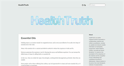 Desktop Screenshot of healthtruth.tumblr.com