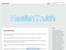 Tablet Screenshot of healthtruth.tumblr.com