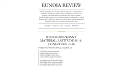 Desktop Screenshot of eunoiareview.tumblr.com