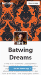 Mobile Screenshot of batwingdreams.tumblr.com