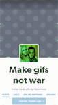 Mobile Screenshot of make-gifs-not-war.tumblr.com