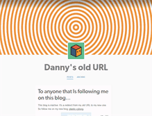 Tablet Screenshot of dannybrony.tumblr.com