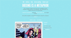 Desktop Screenshot of boxingisametaphor.tumblr.com