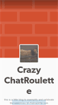 Mobile Screenshot of crazychatroulette.tumblr.com