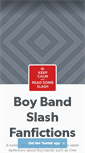Mobile Screenshot of boyband-slash-fanfictions.tumblr.com