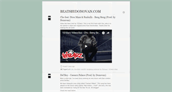 Desktop Screenshot of beatsbydonovan.tumblr.com