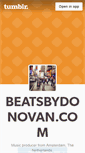 Mobile Screenshot of beatsbydonovan.tumblr.com