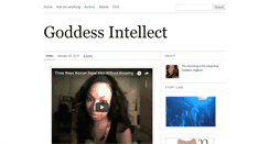 Desktop Screenshot of goddessintellect.tumblr.com