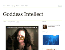 Tablet Screenshot of goddessintellect.tumblr.com