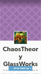 Mobile Screenshot of chaostheoryglass.tumblr.com