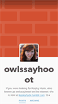 Mobile Screenshot of owlssayhooot.tumblr.com