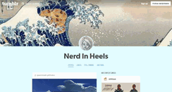 Desktop Screenshot of nerdinheels.tumblr.com