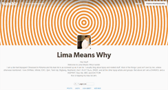 Desktop Screenshot of limameanswhy.tumblr.com