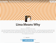 Tablet Screenshot of limameanswhy.tumblr.com