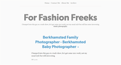 Desktop Screenshot of forfashionfreeks.tumblr.com