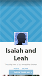 Mobile Screenshot of isaiahandleah.tumblr.com