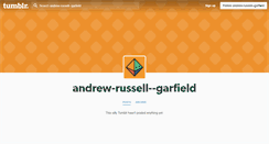 Desktop Screenshot of andrew-russell--garfield.tumblr.com