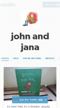 Mobile Screenshot of johnandjana.tumblr.com