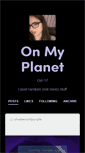 Mobile Screenshot of onmyplanet.tumblr.com