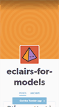 Mobile Screenshot of eclairs-for-models.tumblr.com