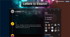 Desktop Screenshot of letterstoeleanor.tumblr.com