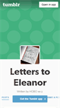 Mobile Screenshot of letterstoeleanor.tumblr.com