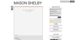 Desktop Screenshot of masonshelby.tumblr.com